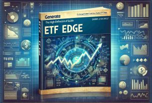 Generate a high-definition and realistic depiction of a weekly guide titled 'ETF Edge'. This guide is dedicated to the subject of Exchange-Traded Funds. The image should display the front cover of the guide, reflecting financial themes, with various graphics and text elements that are commonly seen on similar publications.