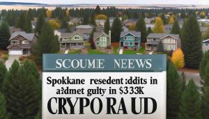 Spokane Resident Admits Guilt in $350K Crypto Fraud