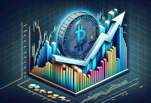 Create a detailed and realistic high-definition image of a chart indicating a surge in an imaginary cryptocurrency named 'Notcoin'. The chart should show a significant upwards trend by 50% following the break of a bull flag pattern, a common indicator in trading analysis.