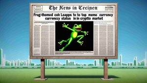 Pepe Coin Leaps Frog to Top Meme Currency Status in Crypto Market