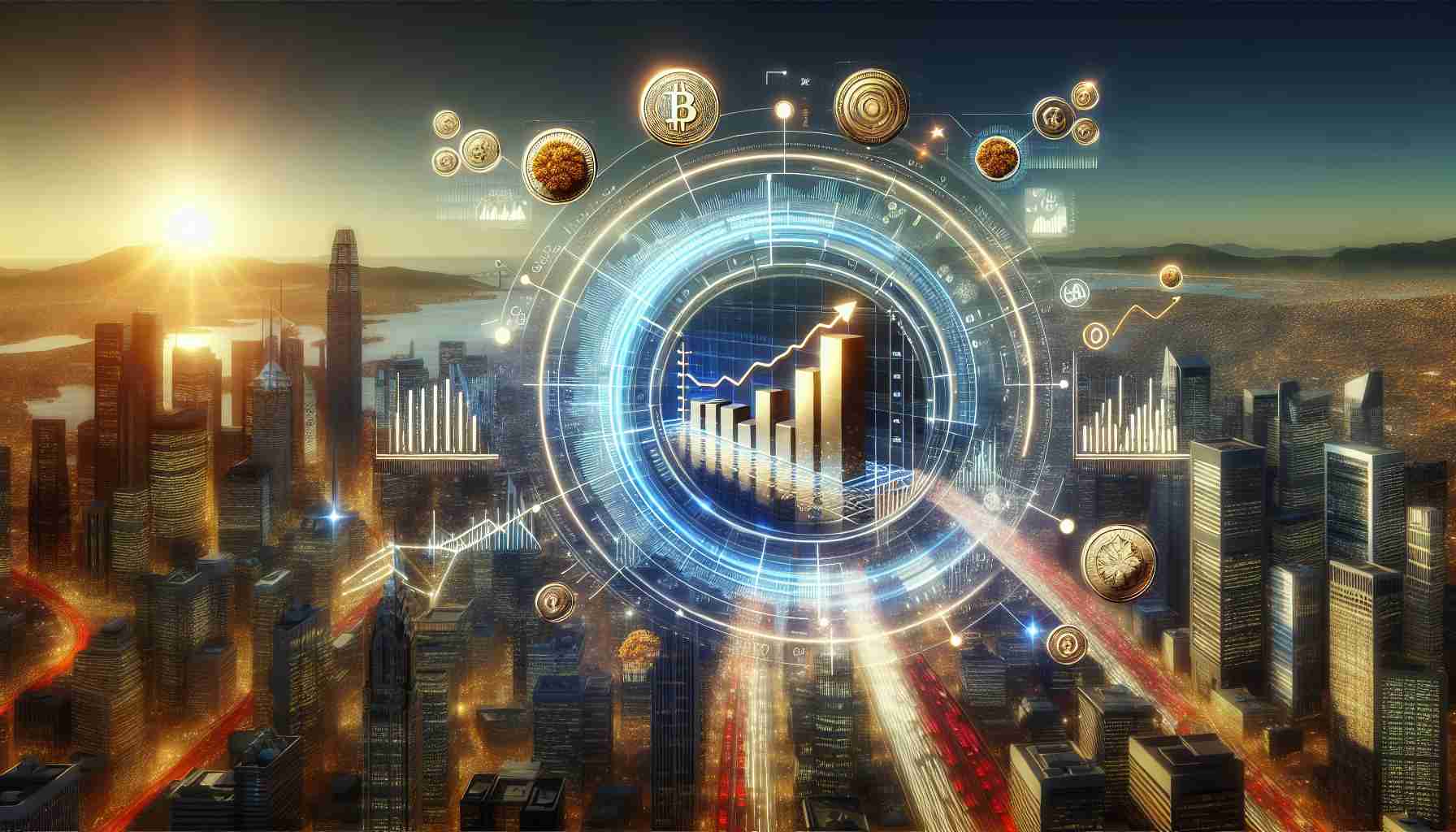 A realistic high-definition visual representation depicting significant growth milestones achieved by a prominent cryptocurrency exchange platform in the year 2024, situated within a time of notable resurgence in cryptocurrency interest and performance. This should also depict data charts, success indicators, and related symbols to represent the story of growth.