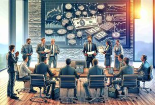 A realistic, high-definition image depicting a business scene in Maine of a crypto trader settlement meeting. A group of local investors are present, each expressing a sense of relief and satisfaction as they receive their compensation checks. The scene takes place in a sophisticated trading office setting with investing charts, cryptocurrencies symbols, and laptops scattered about.