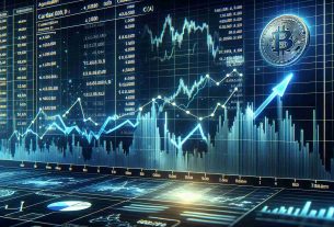 Generate a high-definition, realistic artwork of a graph showing a significant increase in the price of a popular cryptocurrency (Cardano, ADA), accompanied by a surge in the overall transaction volume. The graph should be detailed and visually appealing, showcasing the various statistical aspects of the cryptocurrency like price changes over time and the rise in transaction volume. The backdrop should be a sophisticated trading dashboard aesthetic.