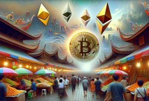 A high-definition, realistic illustration depicting an abstract representation of an Asian market amidst turbulent times leading to a steep depreciation in cryptocurrency values. Imagine showing currencies such as Bitcoin, Ethereum, and others in heavy downfall, against the backdrop of a busy, bustling marketplace in Asia with vendors, shoppers, and diverse items for sale.