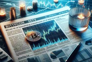 Realistic high-definition photo showcasing the analysis of Bitcoin's performance after the launch of an Exchange-Traded Fund (ETF). This involves graphical representations of market trends, price change graphs, and perhaps a digital newspaper headlining the skepticism of a well-known economist, but not specifying anyone in particular.