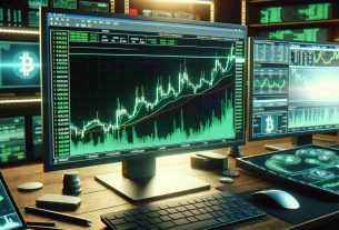 A high-definition, realistic image of the Cryptocurrency Market recovering. Picture a computer screen displaying live cryptocurrency charts in green, signifying a bull market. To further illustrate the recovery, also envision a positive uptrend line on these charts. The surroundings should be like a typical trader's workstation, possibly with multiple screens, a keyboard, and a mouse.