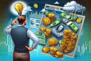 A detailed illustration presenting a scenario of Investment Alert: a prominent figure contemplating a conditional $10 Million Bitcoin move could possibly stimulate the cryptocurrency market.