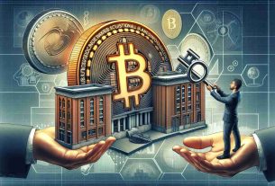 A high-definition, realistic depiction of a metaphorical shift in Bitcoin custodianship. A large, symbolic key passing from the hands of a corporate identity, represented by a corporate building bearing the emblem of a safe, to those of an individual user who is Caucasian. The user is casually dressed, signifying a personal individual. Along the backdrop, detailed graphical depiction of physical Bitcoins, and across the bottom, a banner-like text stating, 'Users Opt for Personal Storage'.