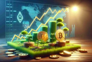 A realistic HD representation of a scene indicative of substantial growth or gains for Bitcoin and Ethereum. Bitcoin and Ethereum could be visualized as thriving plants or ascending graphs to convey this idea.