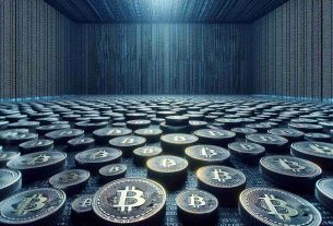 An ultra high definition, realistic image presenting the concept of over one million unique Bitcoin addresses each holding a full coin. The scene could include a large virtual space filled with simplistic Bitcoin coind designs, each one representing an address. Each coin could be subtly etched with a unique sequence of numbers and letters, symbolizing the distinct addresses. The backdrop might be a virtual, dark matrix-like environment to hint at the digital nature of the currency.