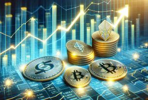 Create a high-resolution, realistic image of the concept of cryptocurrencies seeing potential for growth. Specifically, visualize the digital assets Quant and Flow symbolizing upward trends and rising value. The image could include graphs showing their price appreciation, coins embellishing with their symbols, or anything else you could think of representing growth in the digital asset space.