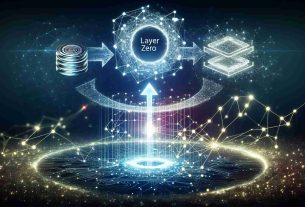 A high definition, realistic portrayal of the concept of LayerZero revolutionizing interoperability in the Web3 ecosystem. The image should symbolize a transformation or revolution, perhaps through the depiction of a digital network being transformed or enhanced. Key elements could be interconnected nodes symbolizing LayerZero, digital lines or waves to represent the Web3 ecosystem, and showing a shift from a previous state to a new, upgraded state to denote the revolutionary impact of LayerZero.