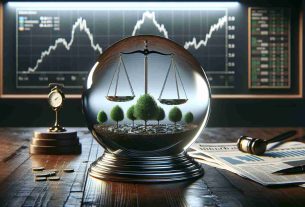 A high-definition, realistic image symbolizing the anticipation of steady interest rates ahead of a financial policy meeting. The scene includes a large, clear crystal ball sitting on a polished wooden table. Inside the crystal ball, a pair of balanced scales stands on a solid foundation, alongside growing green trees. They denote the expected steadiness in interest rates. In the foreground, there are some financial newspapers and charts highlighting the sentiment of the economy. A muted clock hangs on the background wall, illustrating the countdown to the important meeting.