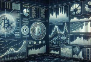 A detailed image showing the analysis of Bitcoin's investment potential. Include graphical illustrations such as line graphs, bar charts, pie charts and scatter plots prominently displaying recent trends in the Bitcoin market. There should be a comparison graph showing ups and downs of Bitcoin value, a whiteboard with complex financial calculations or predictions to indicate in-depth analysis, and a computer screen with live trading data for an immersive look into the current Bitcoin market scenario. The image should appear as a high-definition, realistic rendering to provide an accurate depiction of current cryptocurrency trends.