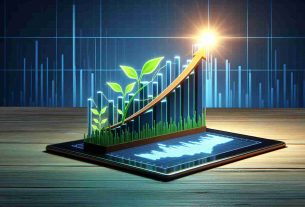 A HD quality image showing the concept of burgeoning optimism. The imagery may include a graph or chart symbolically showing a recovery curve from a market slump. Perhaps include green shoots or the sun rising as further symbols of an upward, positive trajectory. This is all related to a global, unnamed online exchange for digital assets.