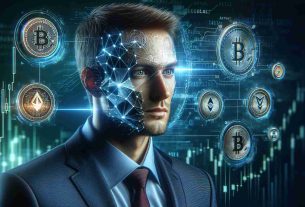 Realistic HD image of a co-founder of a prominent cryptocurrency exchange warning about the increase in fraudulent activities related to digital assets on social media platforms.