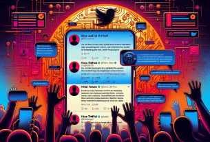 Create a vivid and intricate illustration of a realistic twitter page under the influence of a hacking event featuring the phrase 'Rise and Fall'. The page includes various posts or tweets about a hypothetical METAL token, indication of a potential hijacking. Please include the Twitter bird logo, the generic silhouette avatar for a hijacked account, and nuanced variations of engagements (likes, retweets, comments) on the posts.