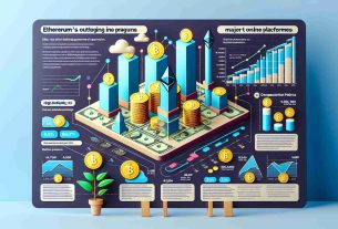 A high-definition infographics showing Ethereum's performance outdoing major online platforms in terms of revenue generation. The infographic includes bulleted points detailing Ethereum's key factors to success, a comparison chart which showcases the revenue of Ethereum against that of major online platforms in a bar graph format.