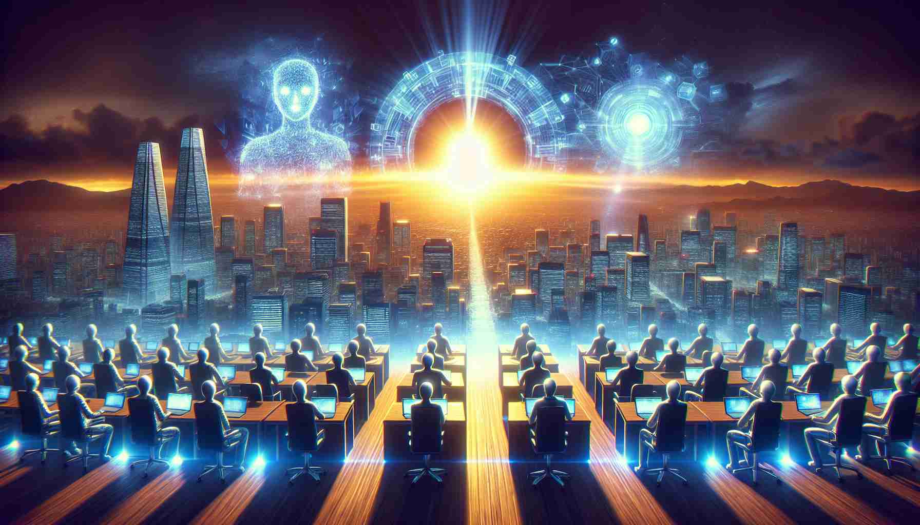 A realistic, high-definition image of a significant blockchain evolution event taking place during 'Meta Week' in Seoul, in the year 2024.