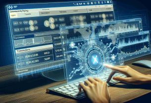 Generate a high-definition, realistic image showing a significant transfer of XRP digital currency as indicated by community trackers. The image should depict a digital tracking interface with numerous transaction details and charts, demonstrating substantial activity.