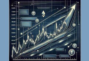 Detailed illustration of a chart depicting the trajectory of Ethereum cryptocurrency. The graph extends upwards, signifying a potential rally, with certain marked points showcasing key resistance levels that could lead to a breakthrough. Make sure the chart is represented in high definition, with annotations and labels for clarity. Also include the Ethereum logo to further emphasize the cryptocurrency's position.