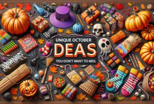 A high-definition, realistic image showing a variety of special deals for the month of October. The offers could consist of various items like pumpkins, costumes, autumn decorations, spooky-themed products, and fall food essentials. Highlight the deals with vibrant colors and elements of excitement. Use graphical tags or banners to indicate substantial discounts, offers, and irresistible savings. Text should be included that reads 'Unique October Deals You Don't Want to Miss.'