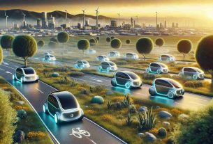 Realistic and high-definition image representing the concept of revolutionizing transportation. The scene showcases an era of affordable autonomous cybercabs. The landscape is filled with sleek, compact, and eco-friendly automated taxis. The technology is futuristic yet realistic, creating a sense of accessibility for everyday commuters.