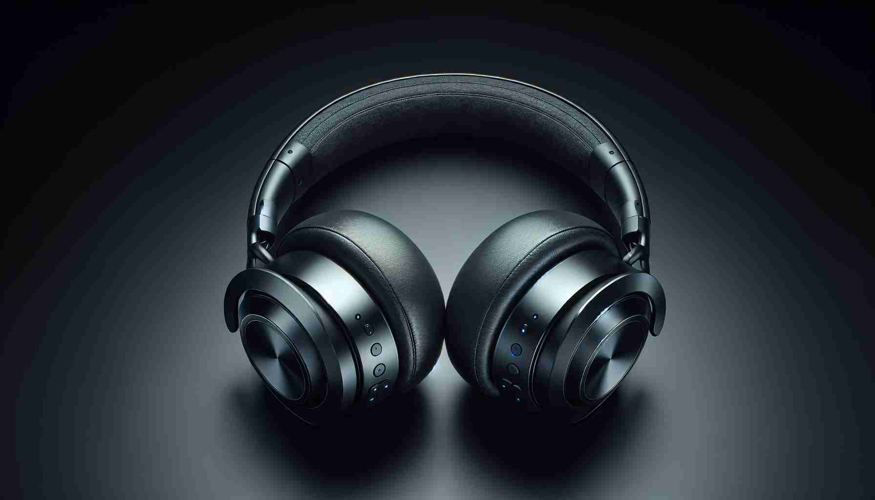 A highly detailed and realistic image of a pair of state-of-the-art wireless headphones in the year 2022. These headphones are outstanding in design, embodying the pinnacle of current audio technology. They are sleek and modern with plush cushioning for comfortable wear. The headphones are matte black with minimalistic controls. The large, circular ear cups house the superior sound technology and the extendable headband ensures a perfect fit for any user.